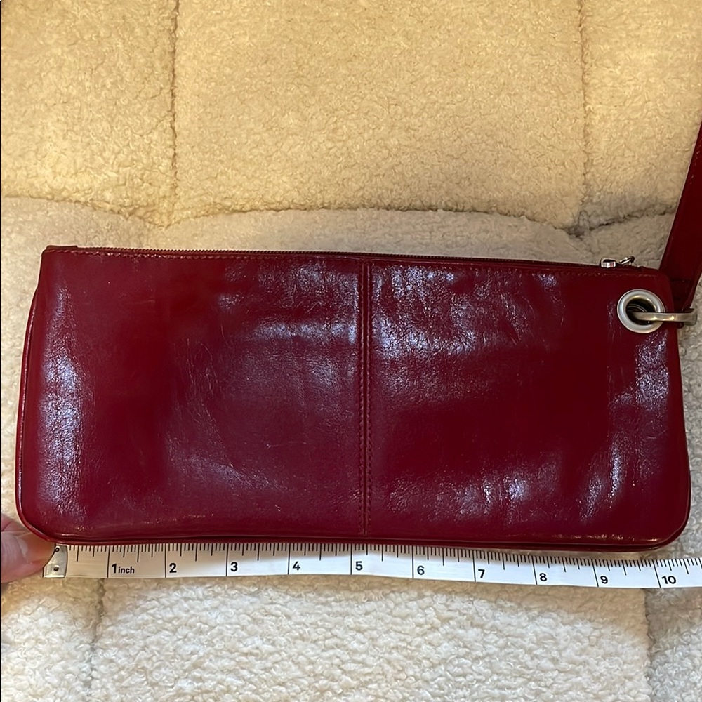 Hobo 🍒 Red Leather Clutch